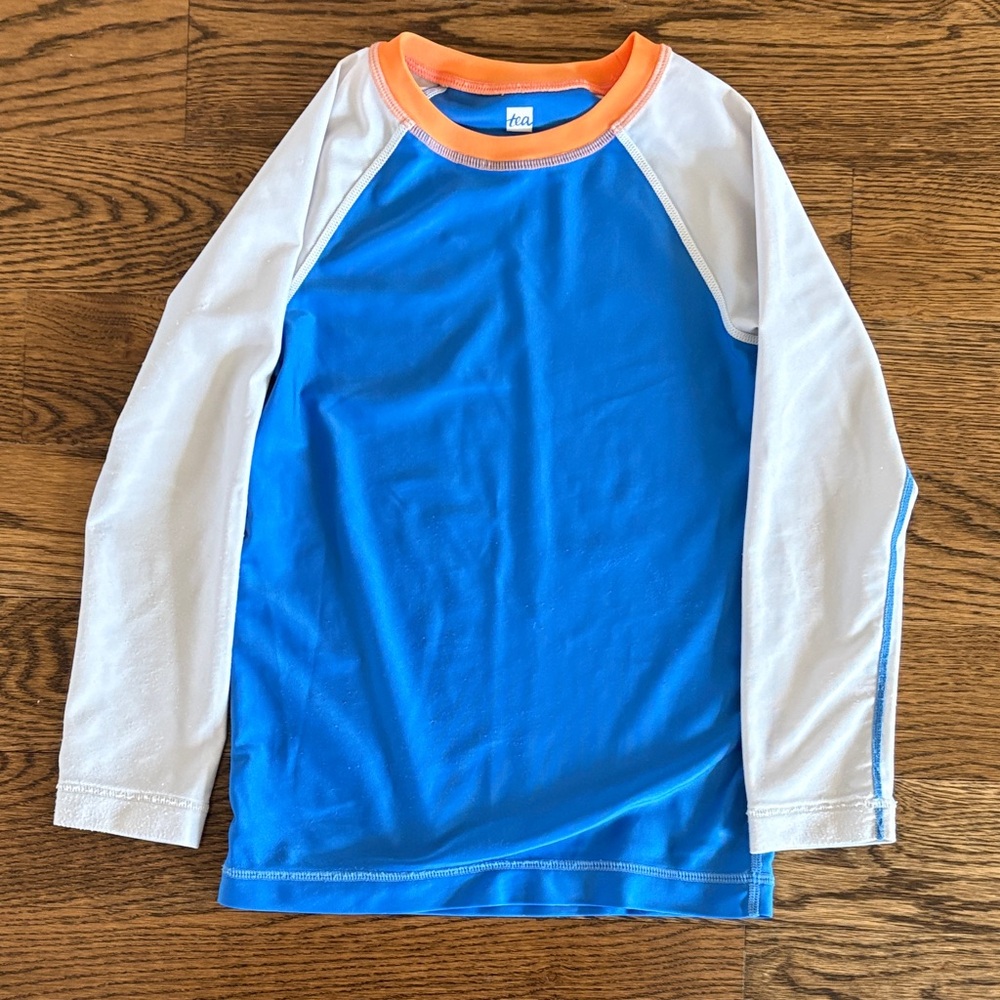 Blue and White Rashguard